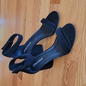 Jeffrey Campbell Laura Black Ankle Strap Heel